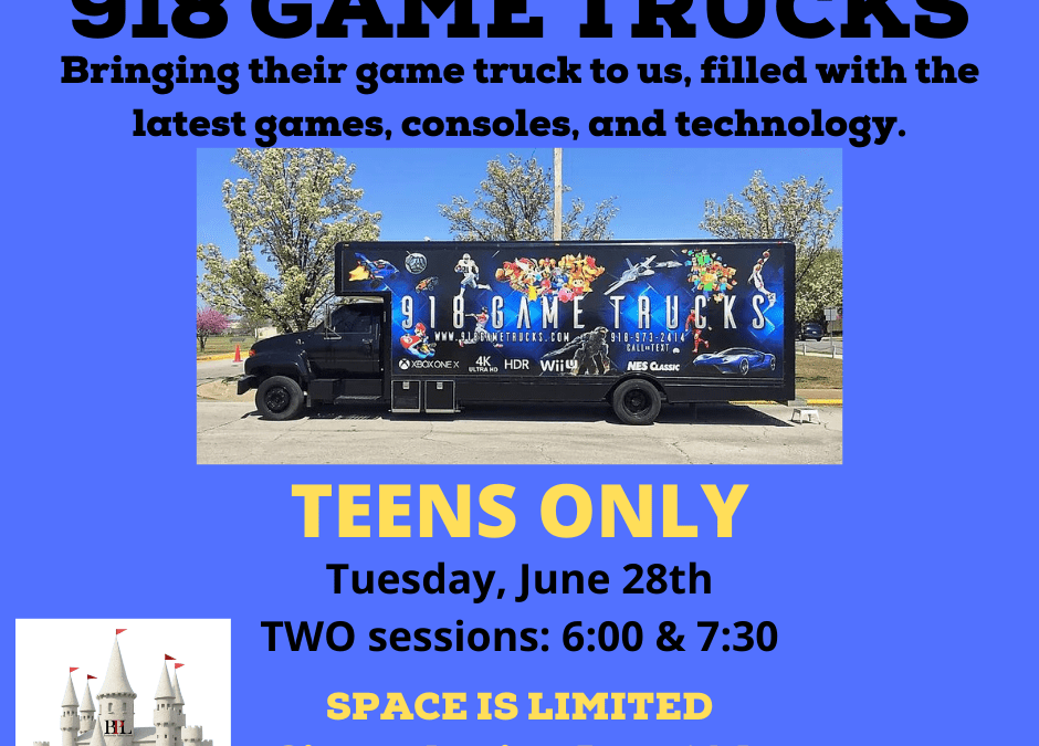 TEENS! SPACE LIMITED…SIGN UP NOW.
