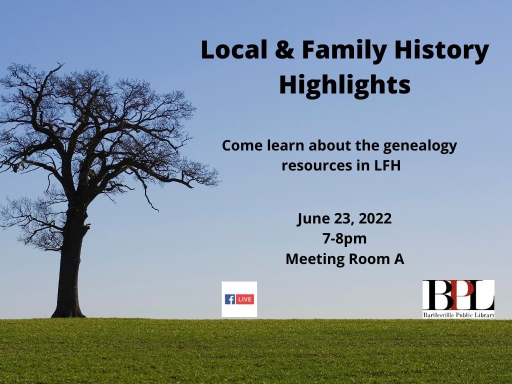Local Family and History Highlights
