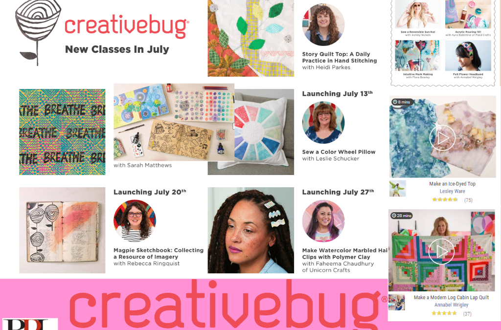 Creativebug July Classes