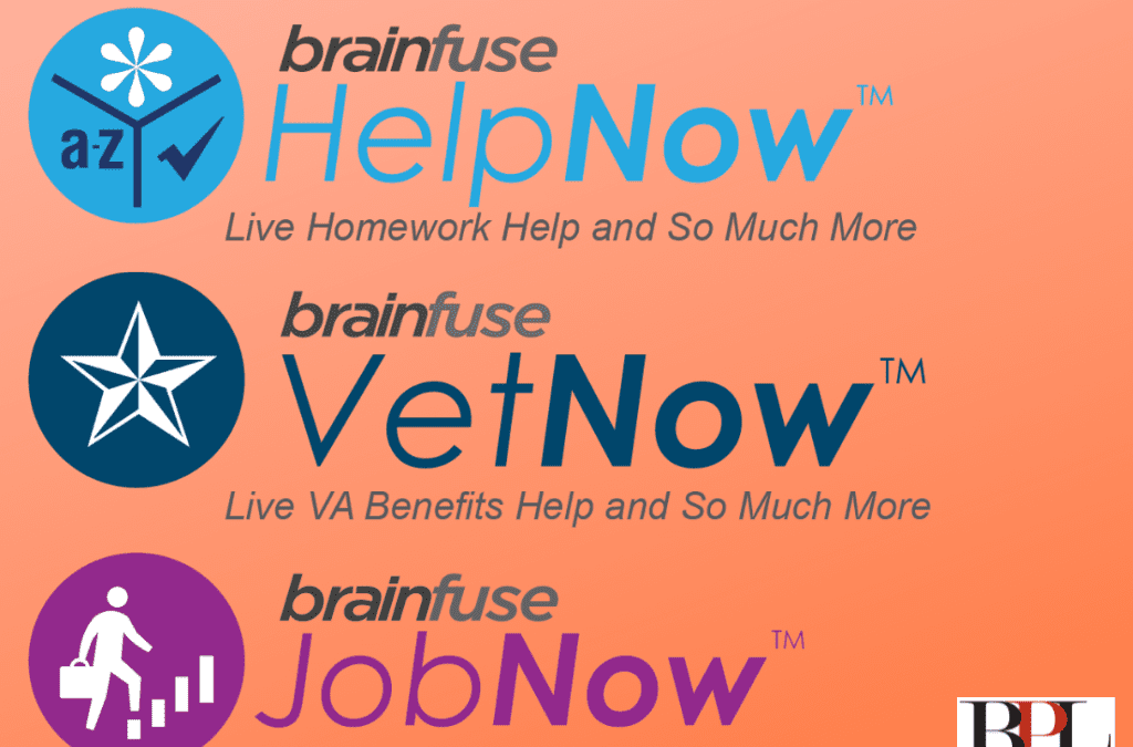 Brainfuse HelpNow, VetNow, and JobNow!