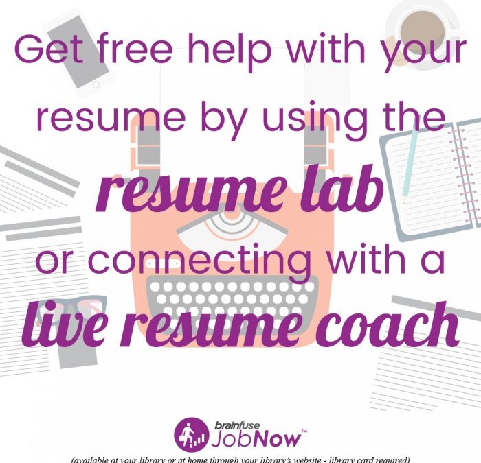 Resume Help with brainfuse JobNow!