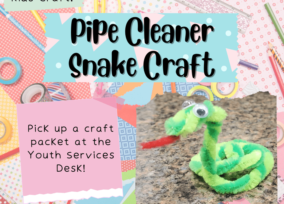 Take & Make – Pipe Cleaner Snake Craft