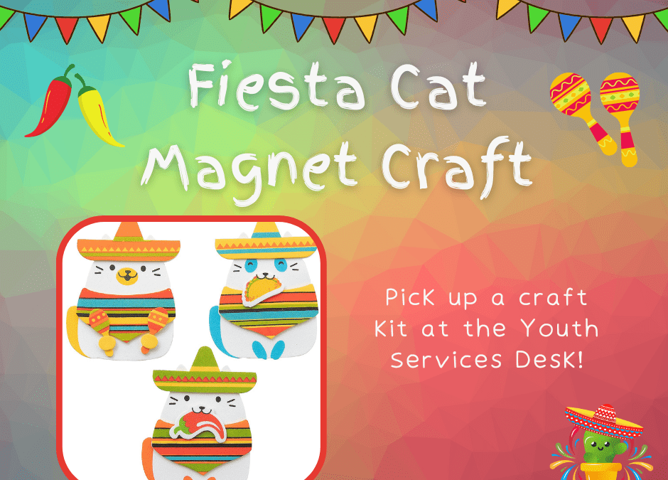 Take & Make – Fiesta Cat Magnet Craft