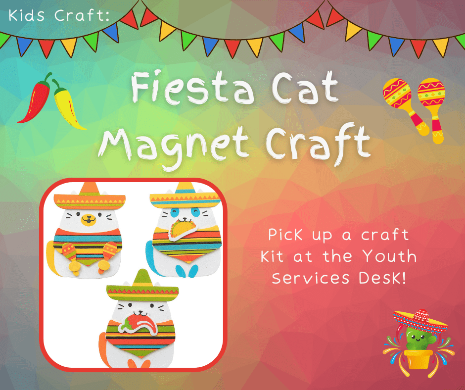 Take & Make – Fiesta Cat Magnet Craft