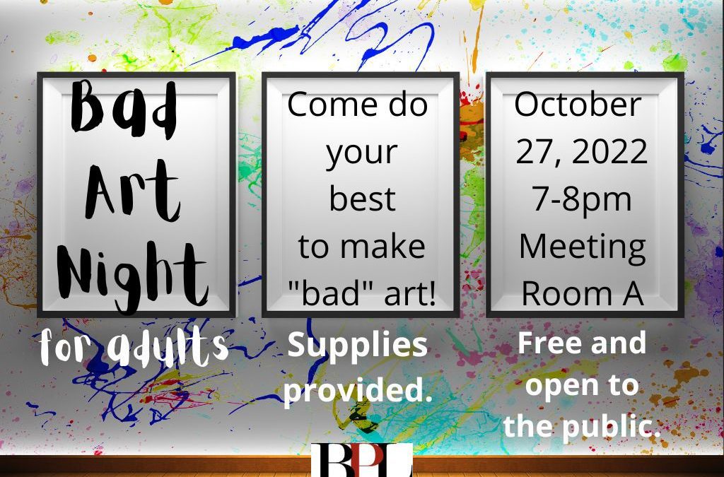 Bad Art Night for adults