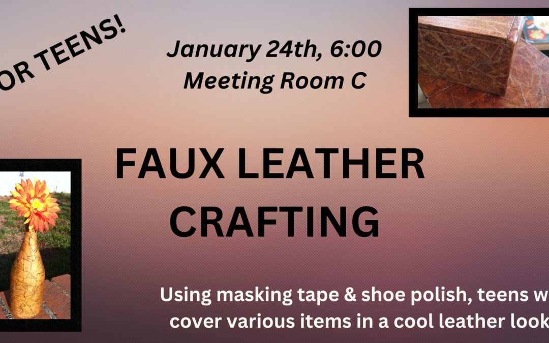 Teen Crafting!