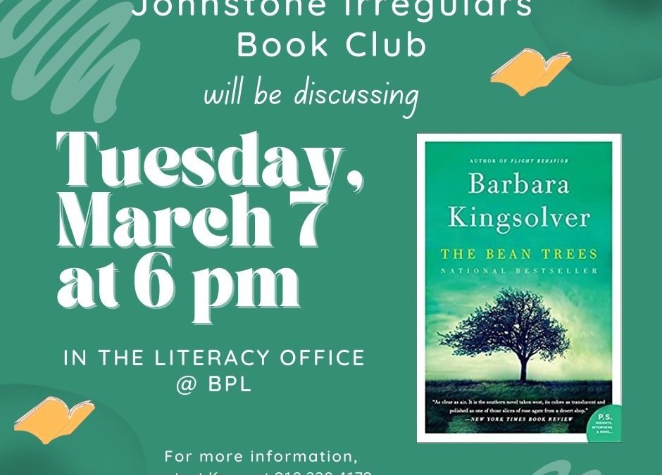 Johnstone Irregulars Book Club—Tuesday, March 7 @ 6 pm
