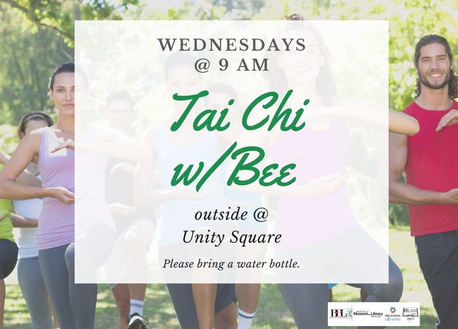 Tai Chi w/ Bee is now on Wednesdays @ 9 am at Unity Square