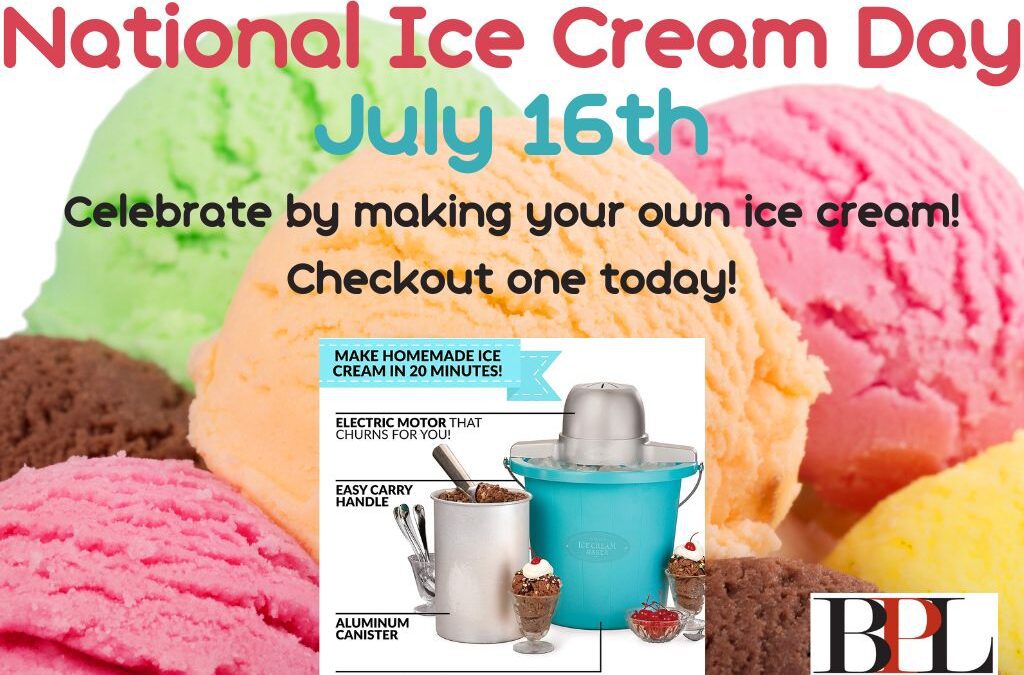 National Ice Cream Day!