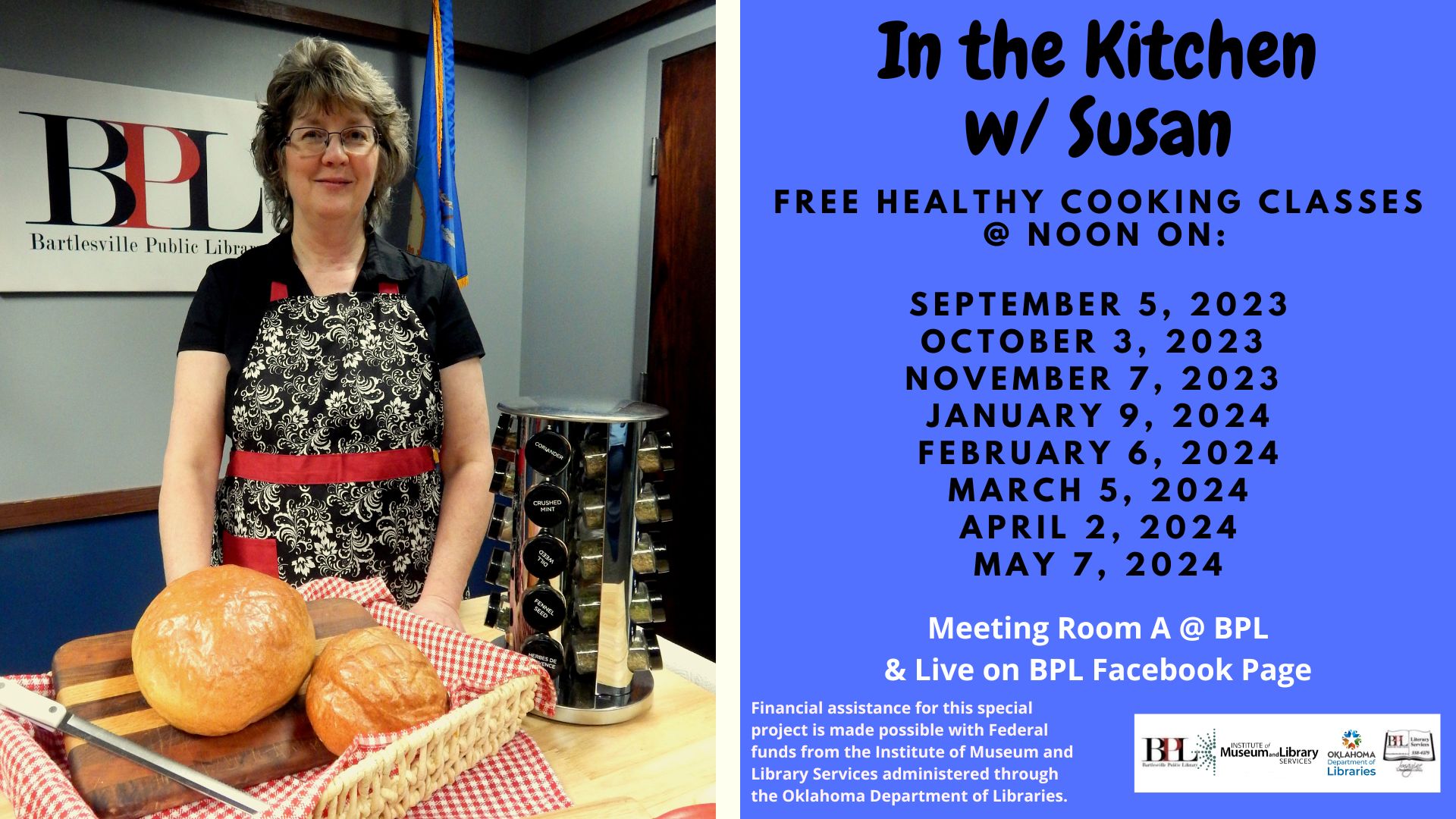 In the Kitchen w/ Susan Bartlesville Public Library