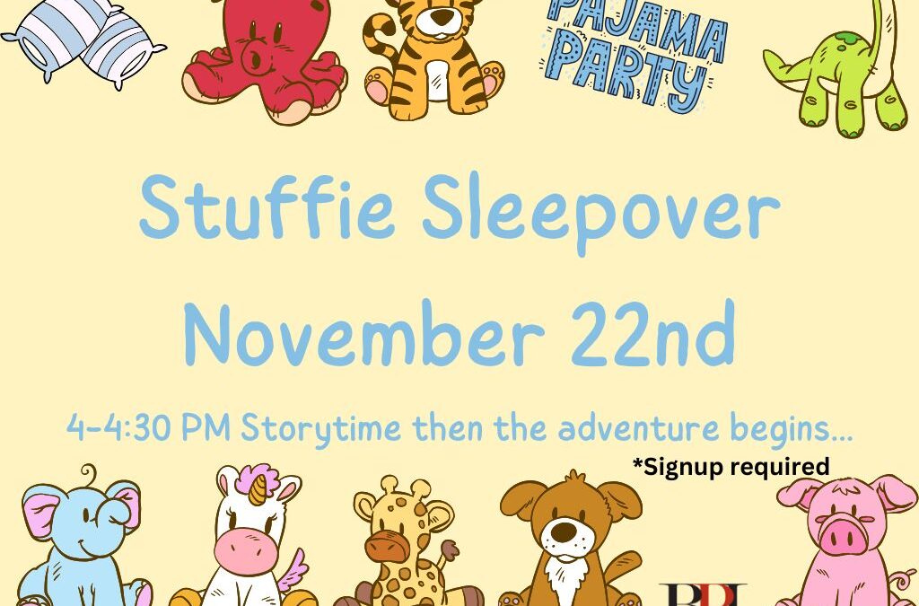 Stuffie Sleepover Sign Up