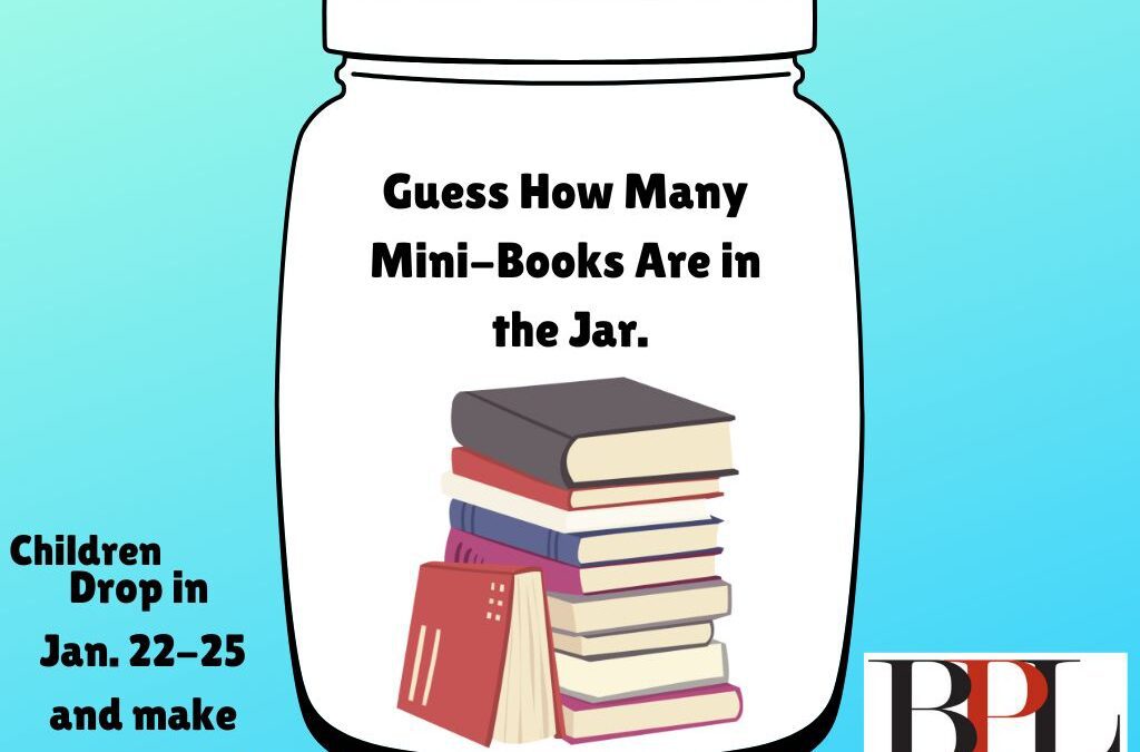 Guess How Many Mini-Books Are in the Jar