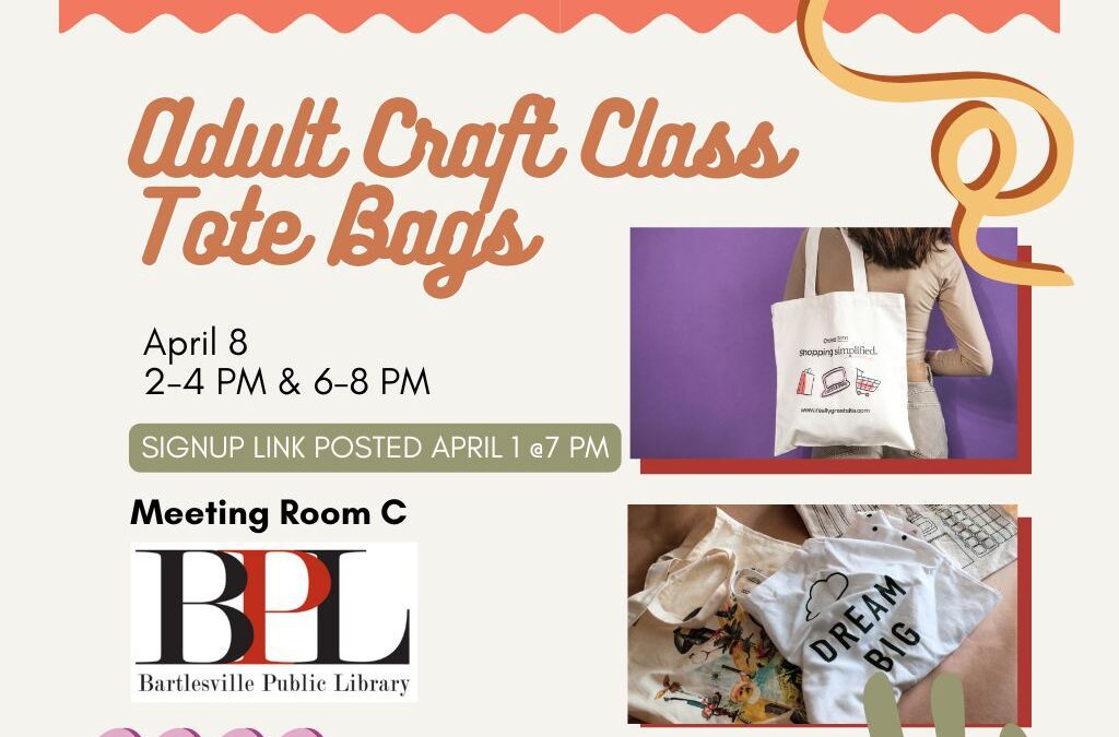 Adult Craft Class Signup