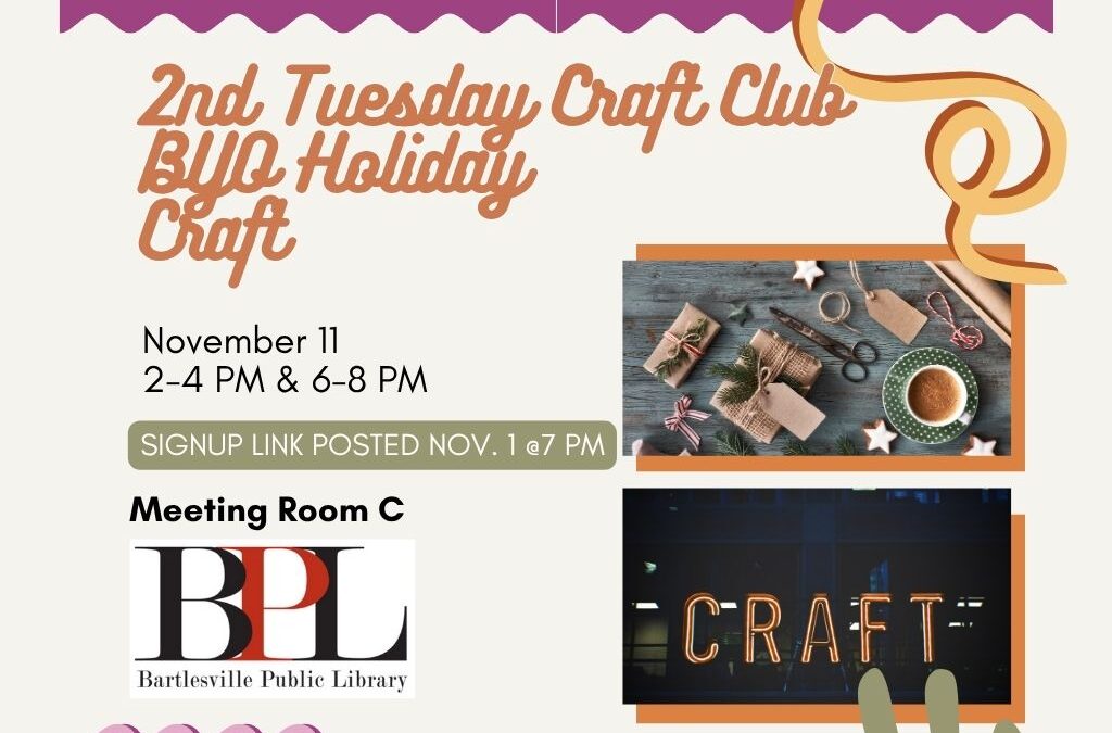 2nd Tuesday Craft Club