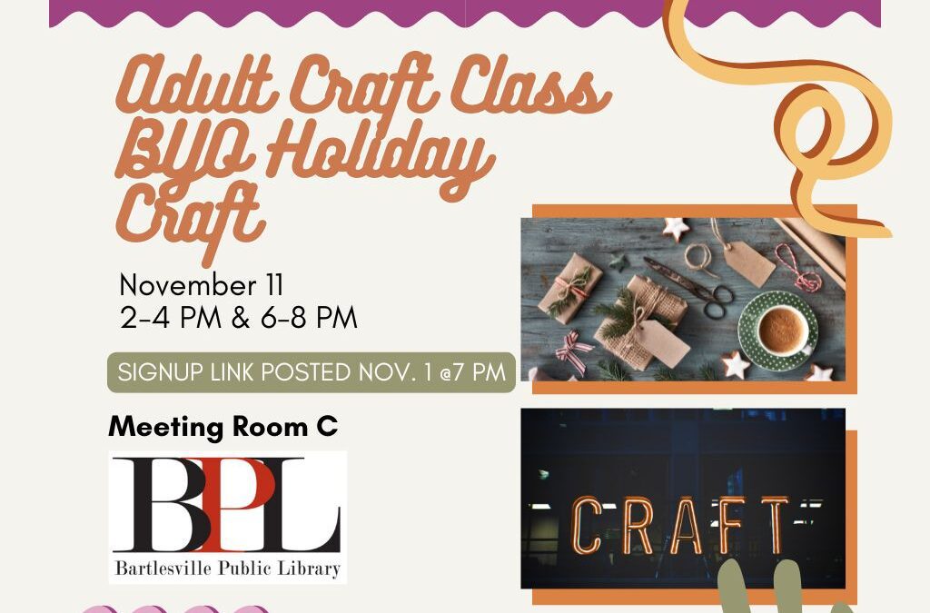 2nd Tuesday Craft Class