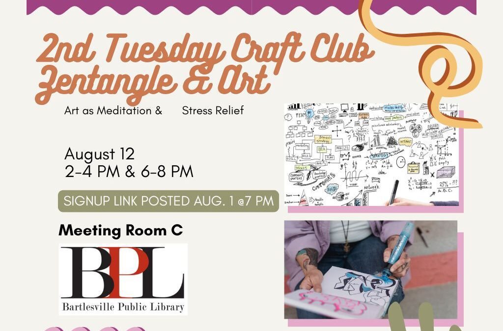 2nd Tuesday Craft Club Sign Up
