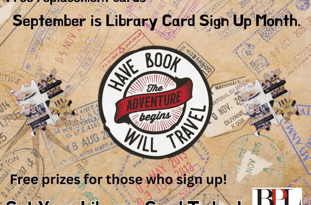 Library Card Sign Up Month