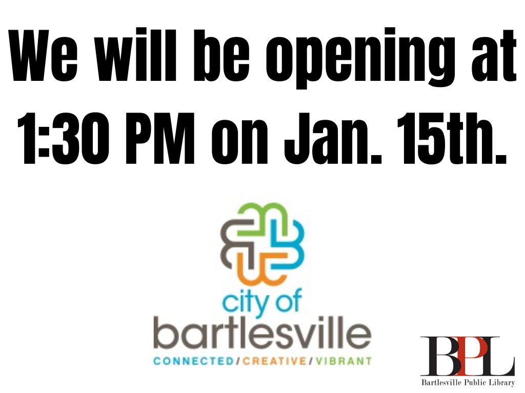 Delayed opening on Jan.15th