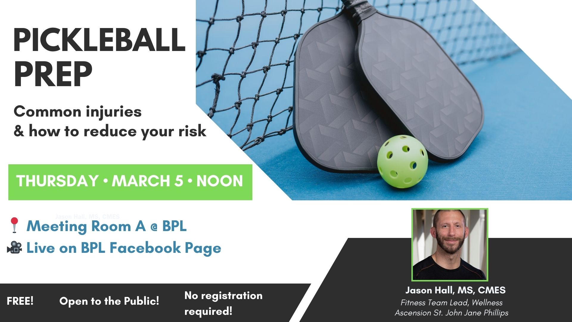 Pickleball Prep w/ Jason Hall
