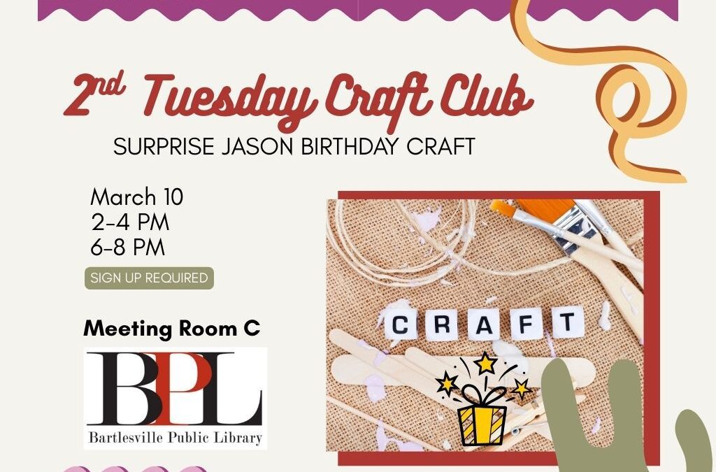 2nd Tuesday Craft Club