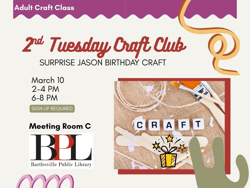 2nd Tuesday Craft Club
