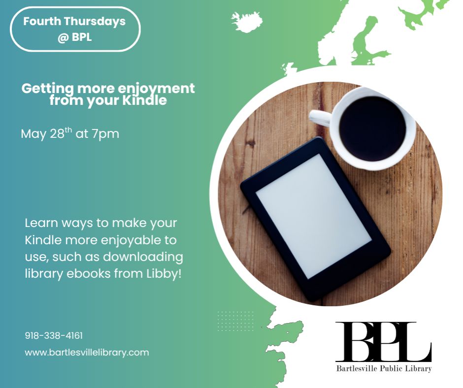 Fourth Thursdays: Getting more enjoyment from your Kindle