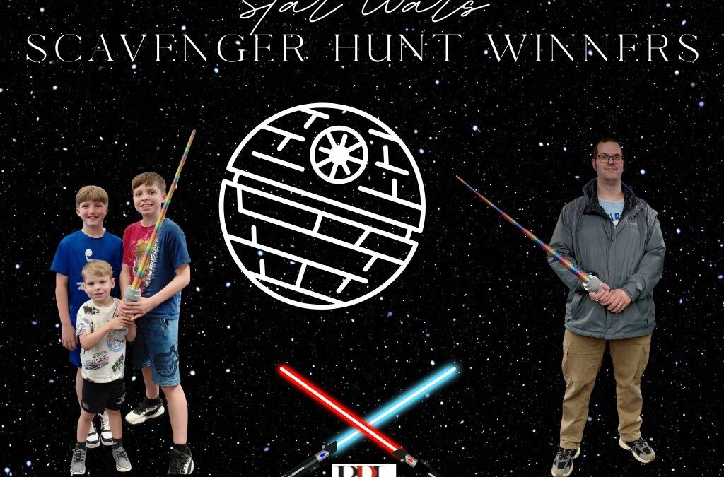 Star Wars Scavenger Hunt Winners