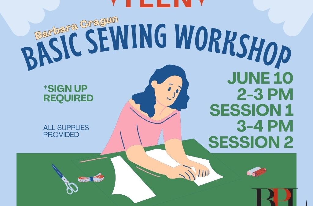 Teen Basic Sewing Workshop