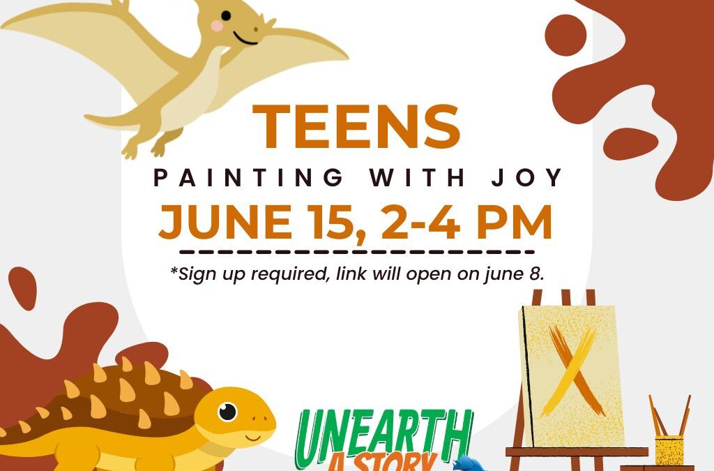 Teen Painting With Joy Sign Up Now Open