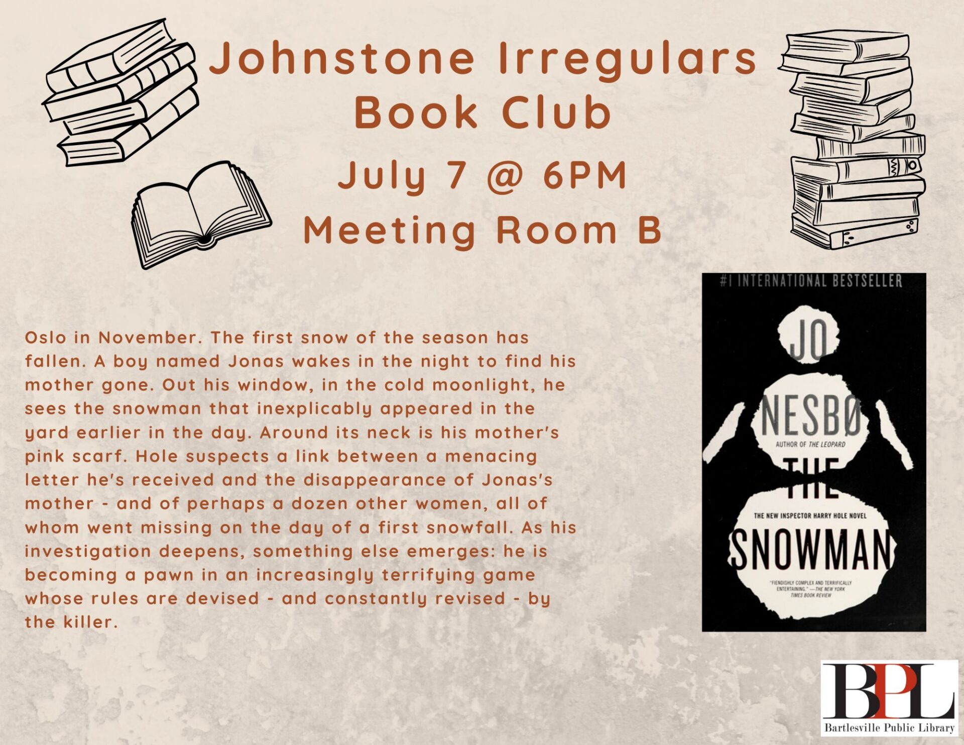 Johnstone Irregulars Book Club