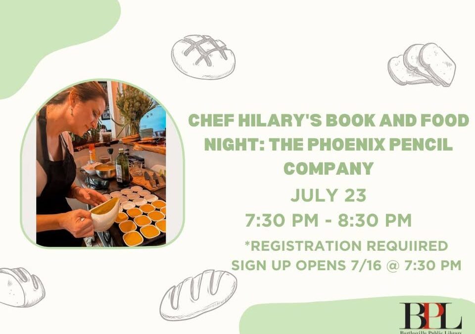 Chef Hilary’s Book & Food Night