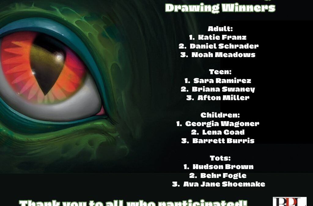 Summer Reading Drawing Winners