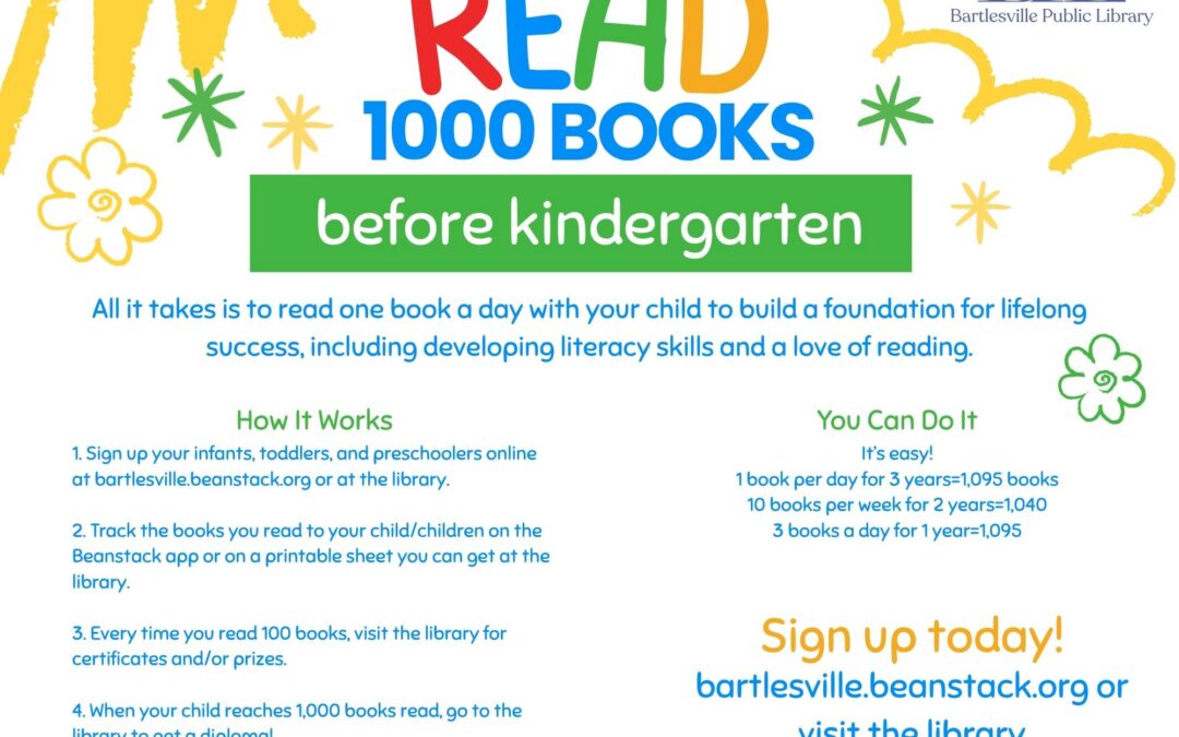1000 Books before kindergarten