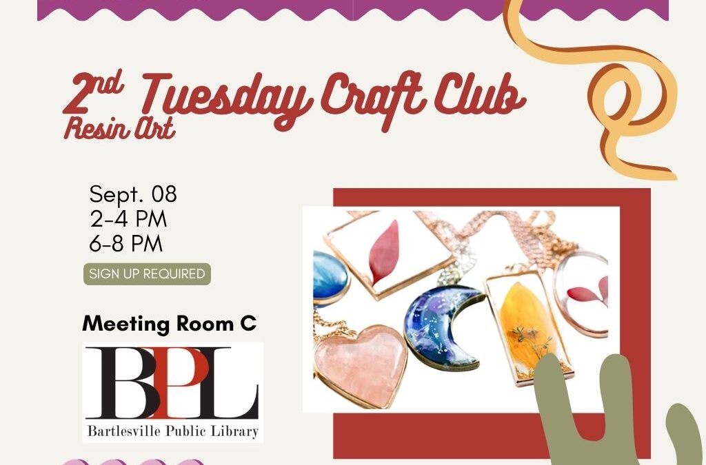 2ne Tuesday Craft Club Sign-up