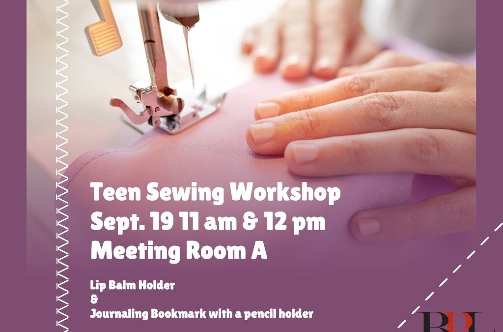 Teen Sewing Workshop